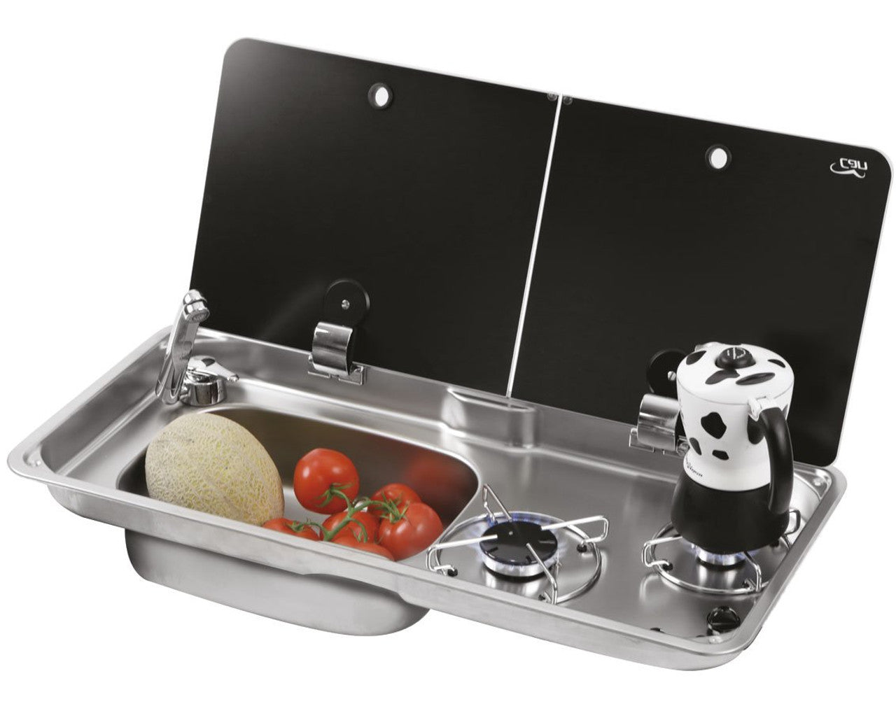 Tailored Kitchen Solutions: Your Choice of CCCAMPERS' Customisable Cooking and Sink Options