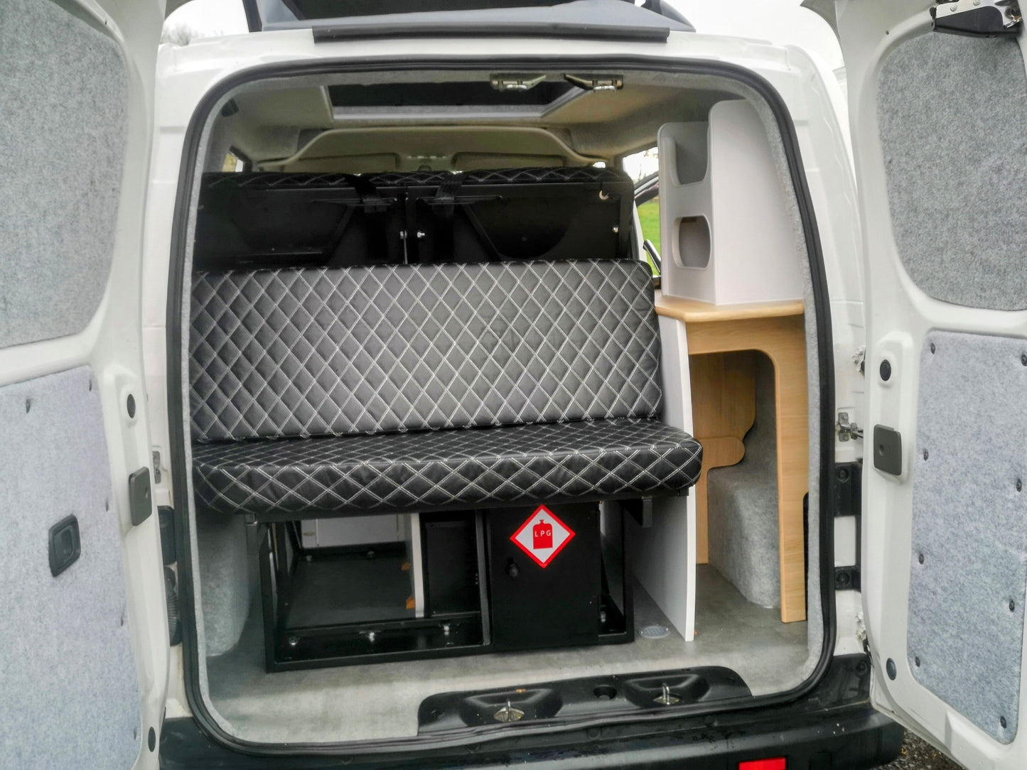 Nissan NV200 & eNV200 Camper van conversion units lightweight ply Kitchen only - cccampers.myshopify.com