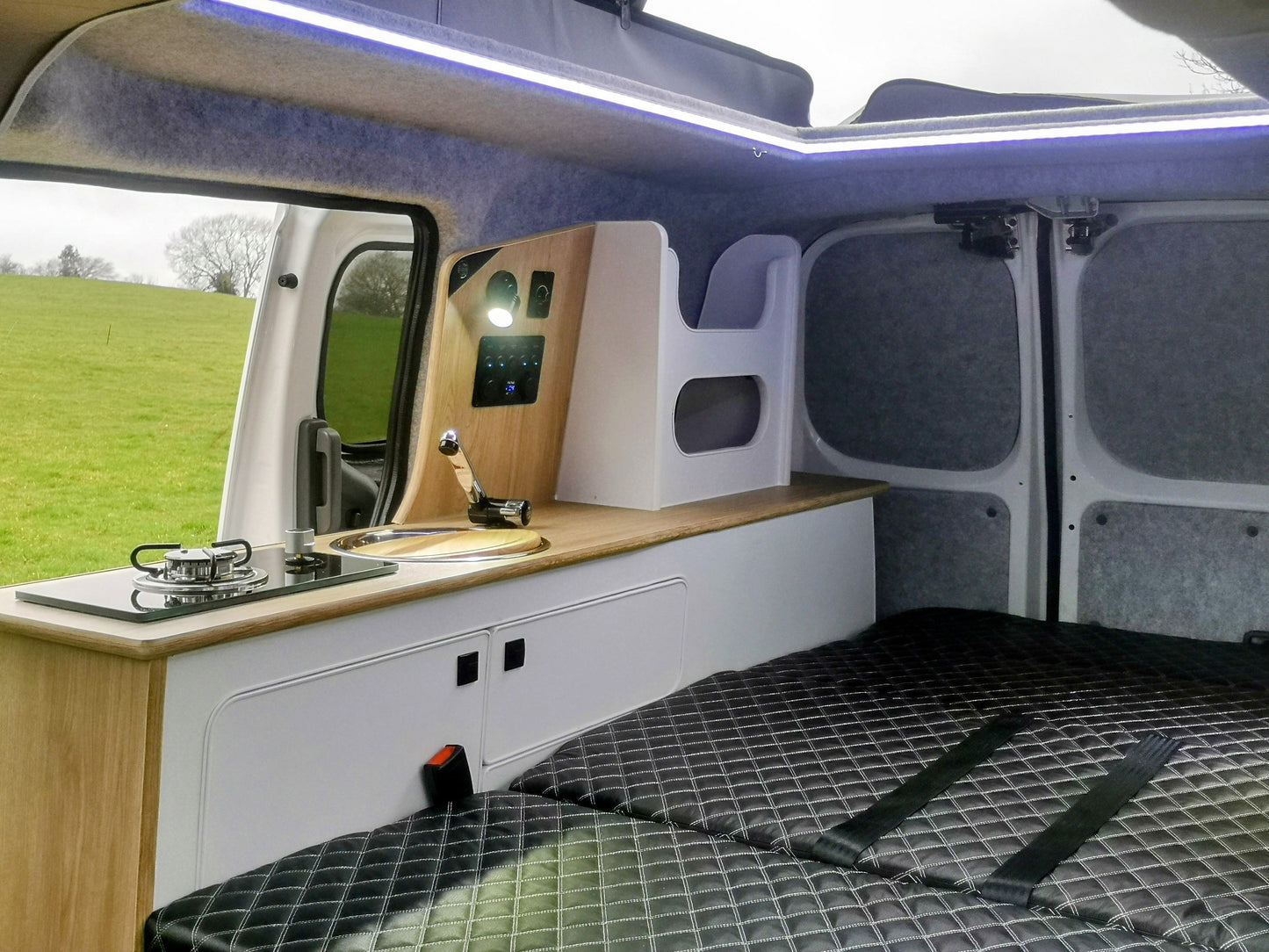 Nissan NV200 & eNV200 Camper van conversion units lightweight ply Kitchen only - cccampers.myshopify.com