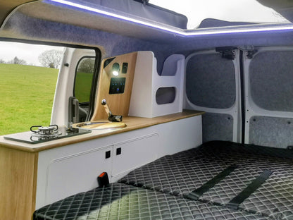 Nissan NV200 & eNV200 Camper van conversion units lightweight ply Kitchen only - cccampers.myshopify.com