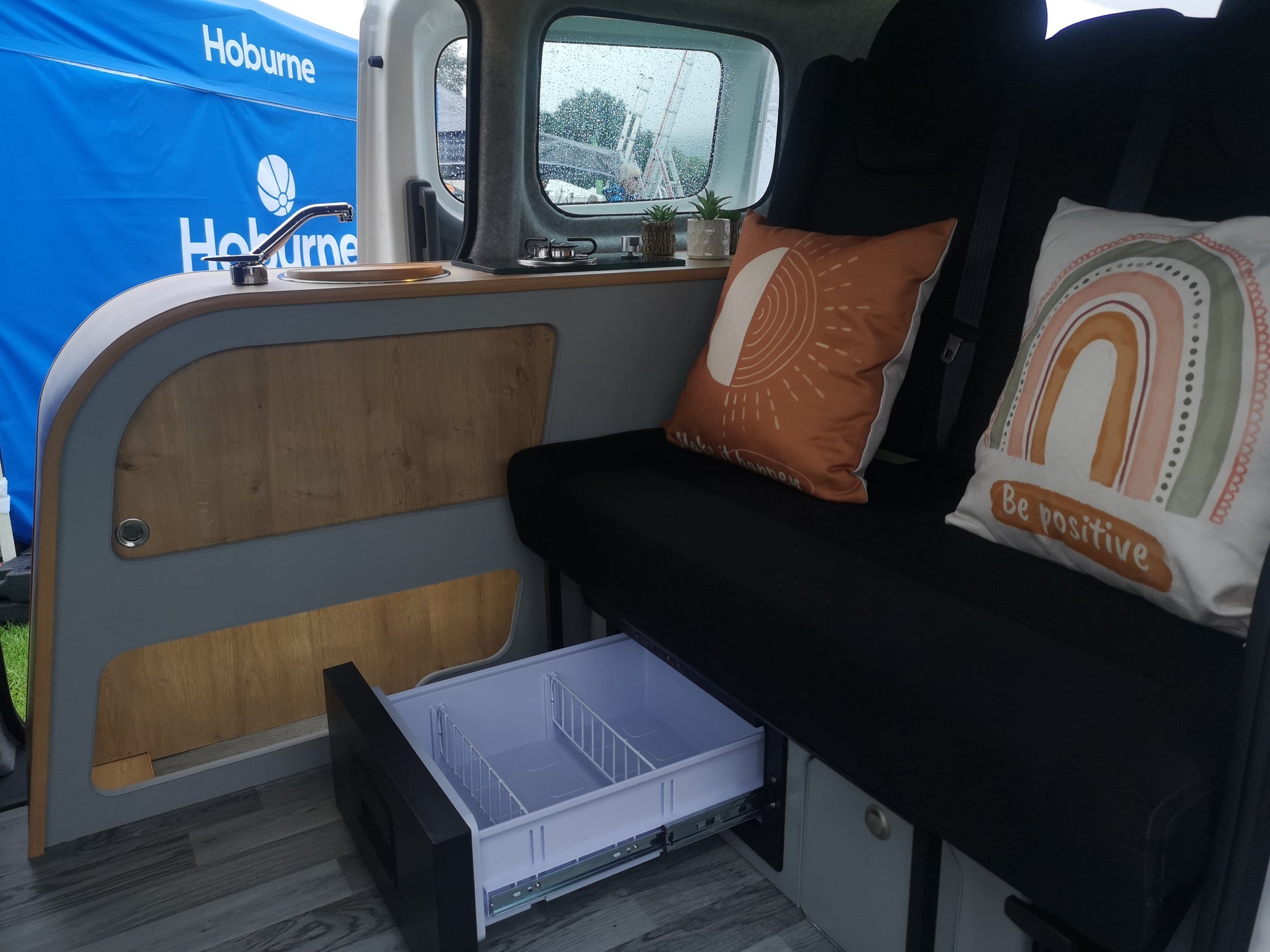 Nissan NV200 & eNV200 Camper van conversion units lightweight ply Kitchen only - cccampers.myshopify.com