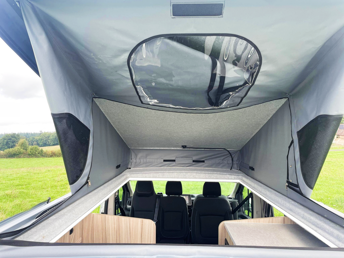 The Witley Camper Van Conversion for the Vauxhall Vivaro, Renault Trafic, Nissan NV300 Fiat Talento with up to  six 6 traveling seat camper - cccampers.myshopify.com