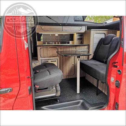 Renault Trafic, Nissan Primastar NV300 Camper Van Front Seat Swivel Plates Fully Fitted