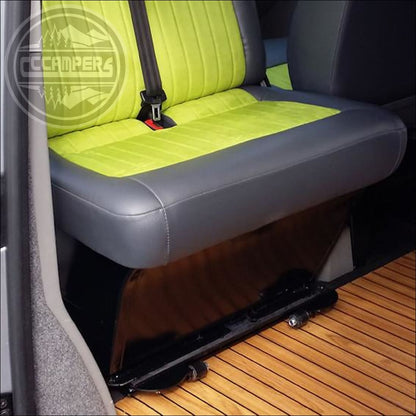 Volkswagen T5 T6 Transporter caravelle double swivel seat base UK made - cccampers.myshopify.com